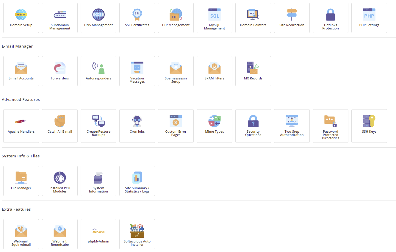 web hosting features web hosting features
